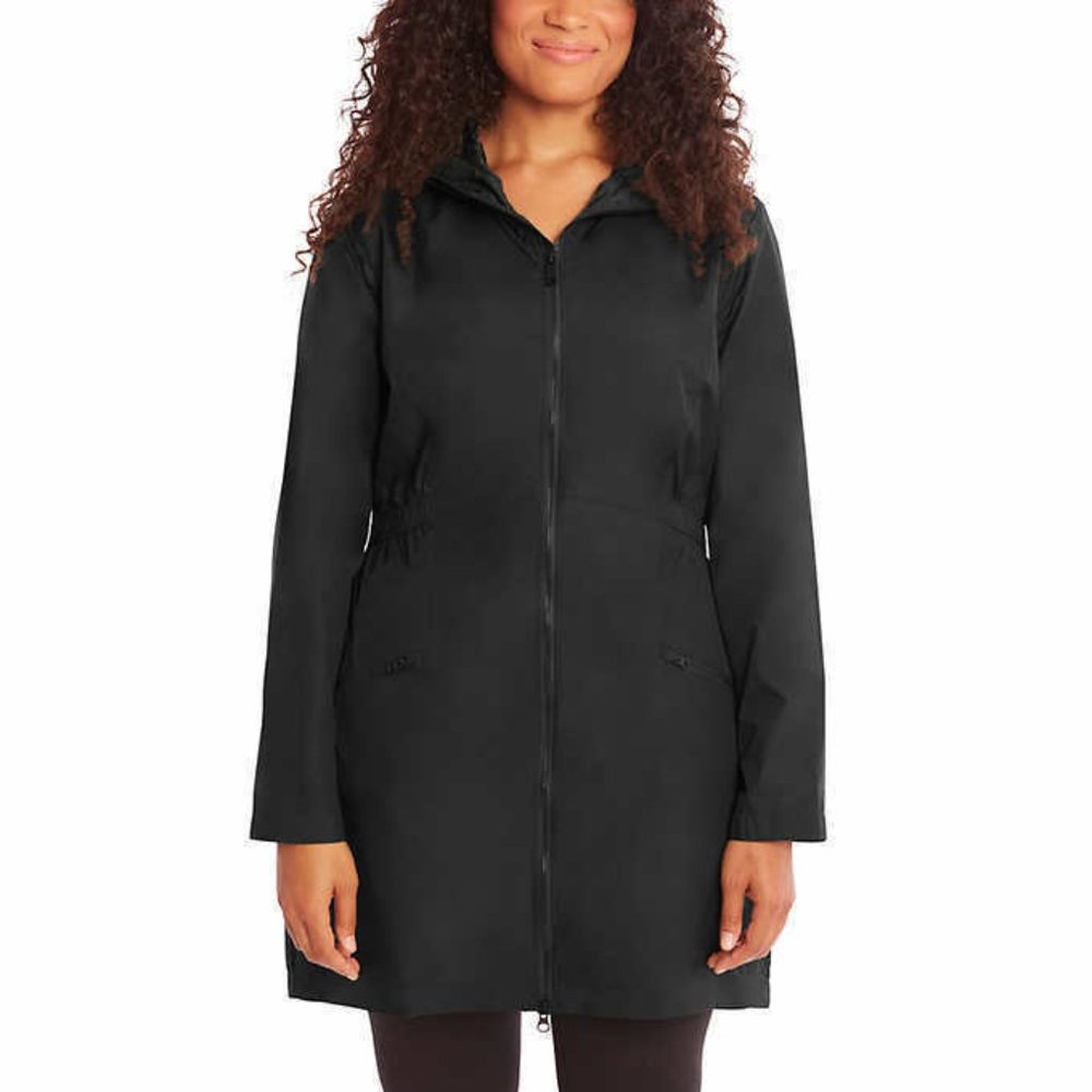 Womens‎ Hooded Windbreaker Rain Jacket Kirkland Signature